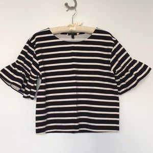 J Crew Bell Sleeve Top